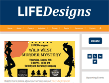 Tablet Screenshot of lifedesignsinc.org